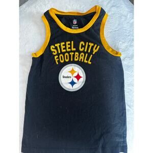 NFL Pittsburgh Steelers Steel City Football Youth Tank Top Small 8